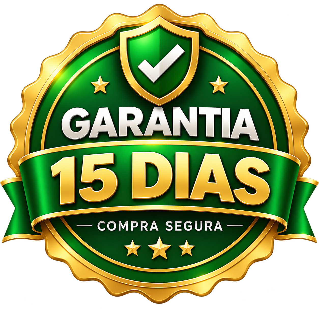 Selo de garantia de 15 dias